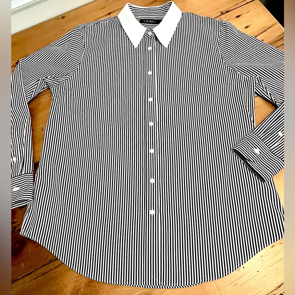 Lauren by Ralph Lauren Black Label Button Down Shirt